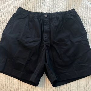 Chubbies shorts, black, 5.5 inseam, size small